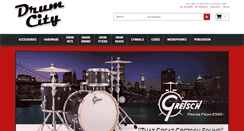 Desktop Screenshot of drum-city.co.uk