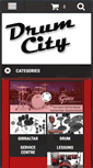 Mobile Screenshot of drum-city.co.uk